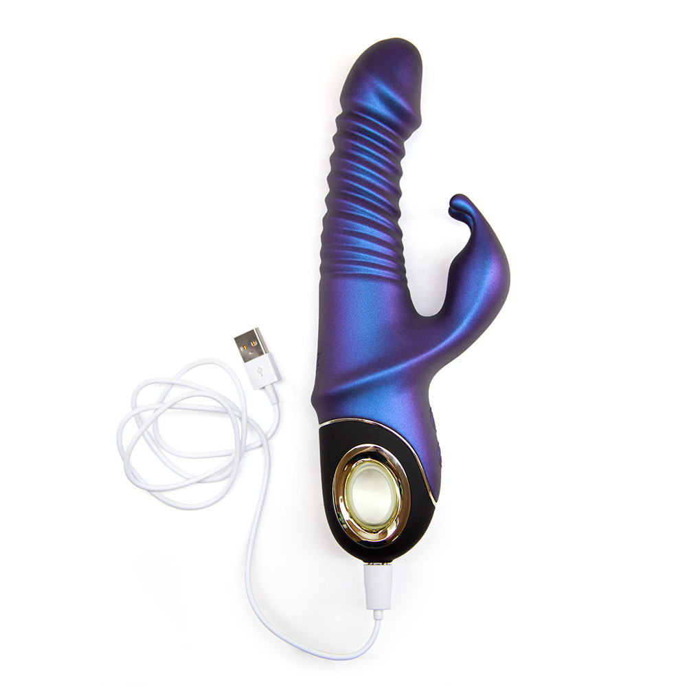 Bentley Deluxe Dual Thrusting Oscillating Rabbit Vibrator Adult